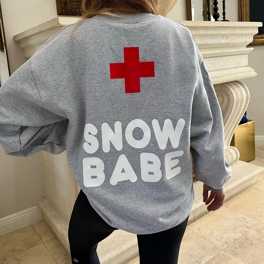 Snow ski sweatshirt snow patrol shirt